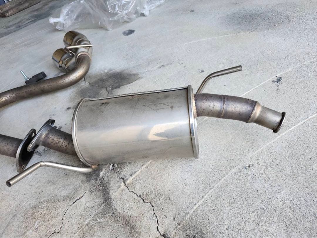 立*茸様 MH 23s ワゴンR センター２本出しマフラー