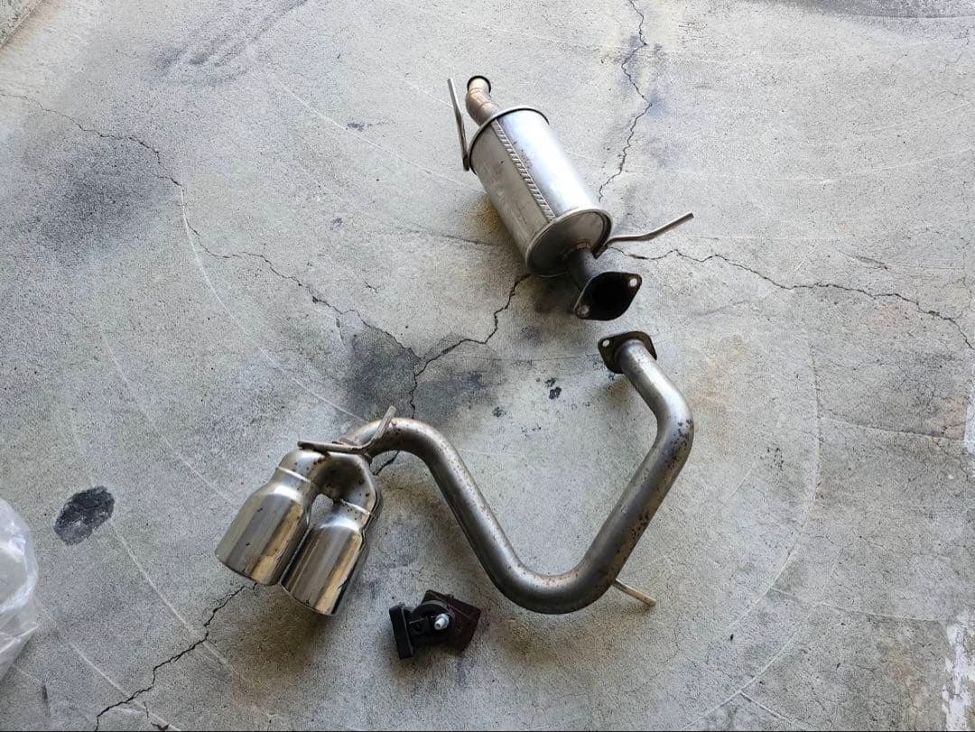 立*茸様 MH 23s ワゴンR センター２本出しマフラー