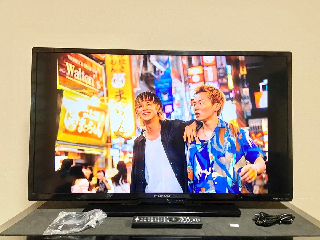 【今だけ優待価格】FUNAI 40V型フルHD・Wチューナー裏録(外付HDD)