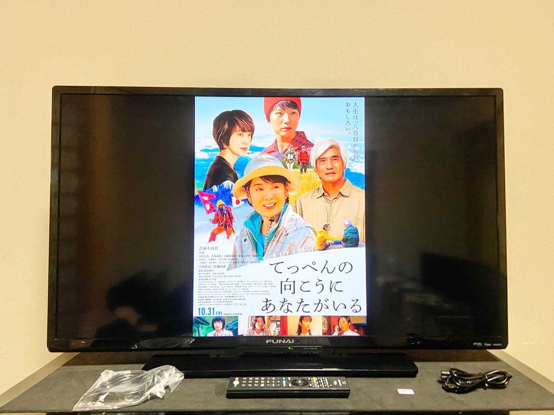 【今だけ優待価格】FUNAI 40V型フルHD・Wチューナー裏録(外付HDD)