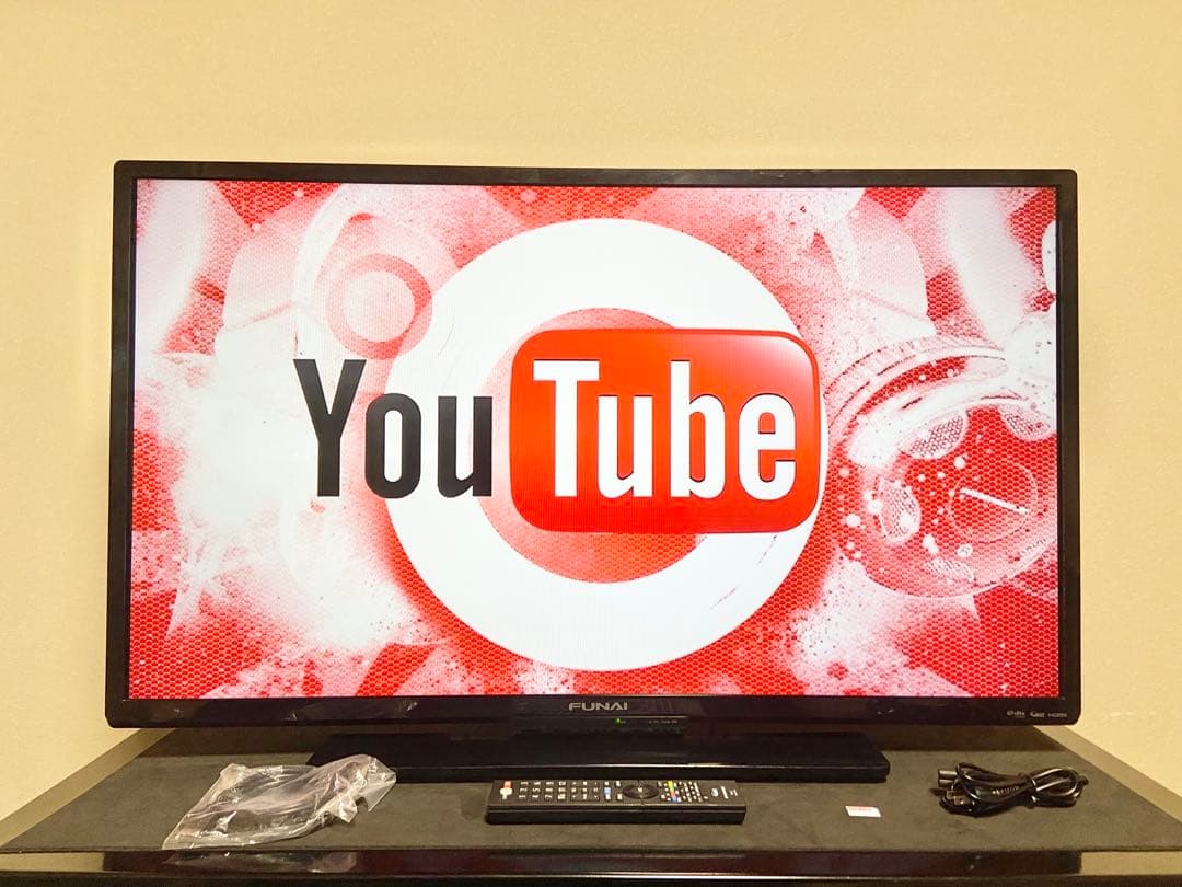 【今だけ優待価格】FUNAI 40V型フルHD・Wチューナー裏録(外付HDD)