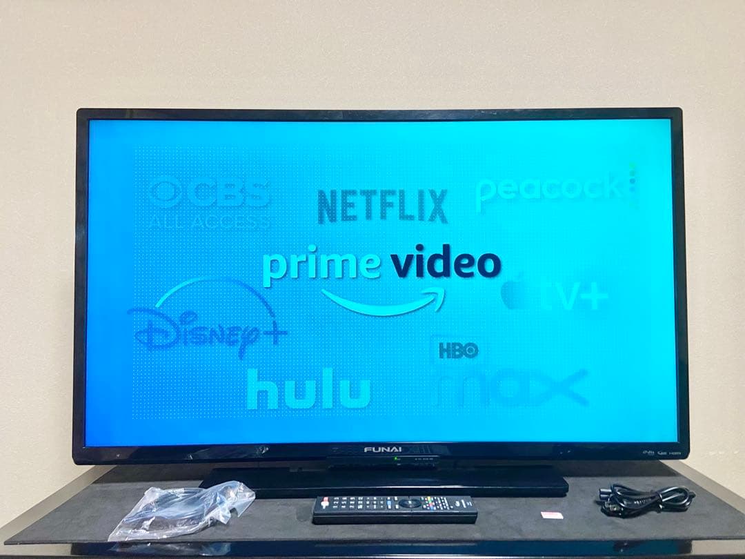 【今だけ優待価格】FUNAI 40V型フルHD・Wチューナー裏録(外付HDD)