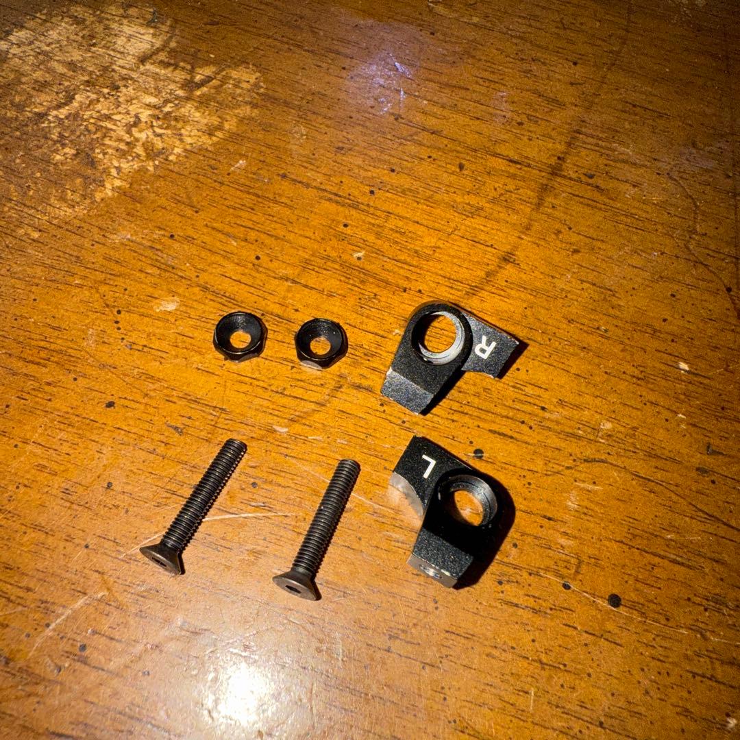 G*C様 OD2396b アルミロッカーアーム　ブラック　weldoverdos