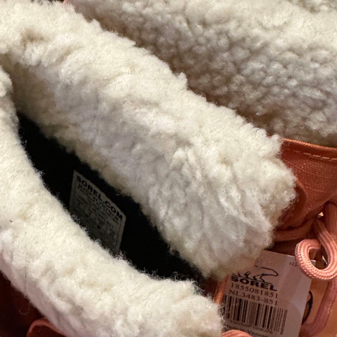 【美品未使用品】SOREL スノーブーツ　レディース　23cmピンク