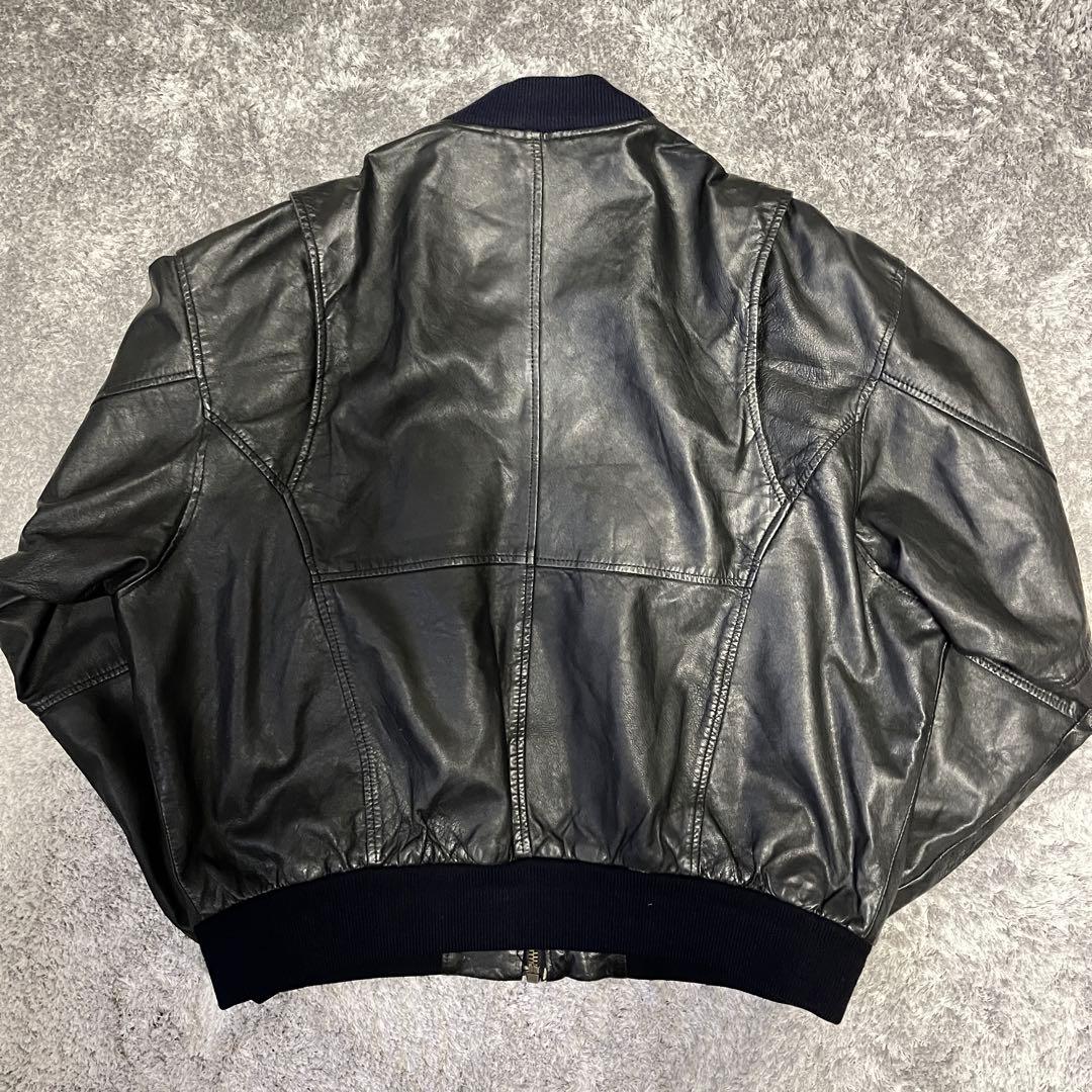 【最終値下げ】vintage MA-1 レザージャケット　レザーライダース