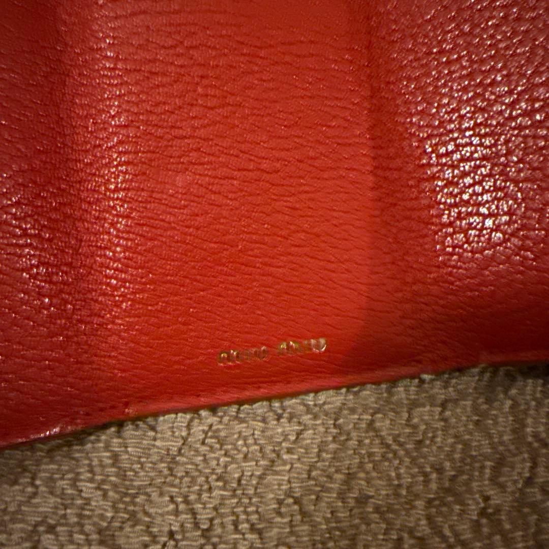 ミュウミュウ　三つ折り　マドラス　ハード　ラブレー　ブラック　バイカラー