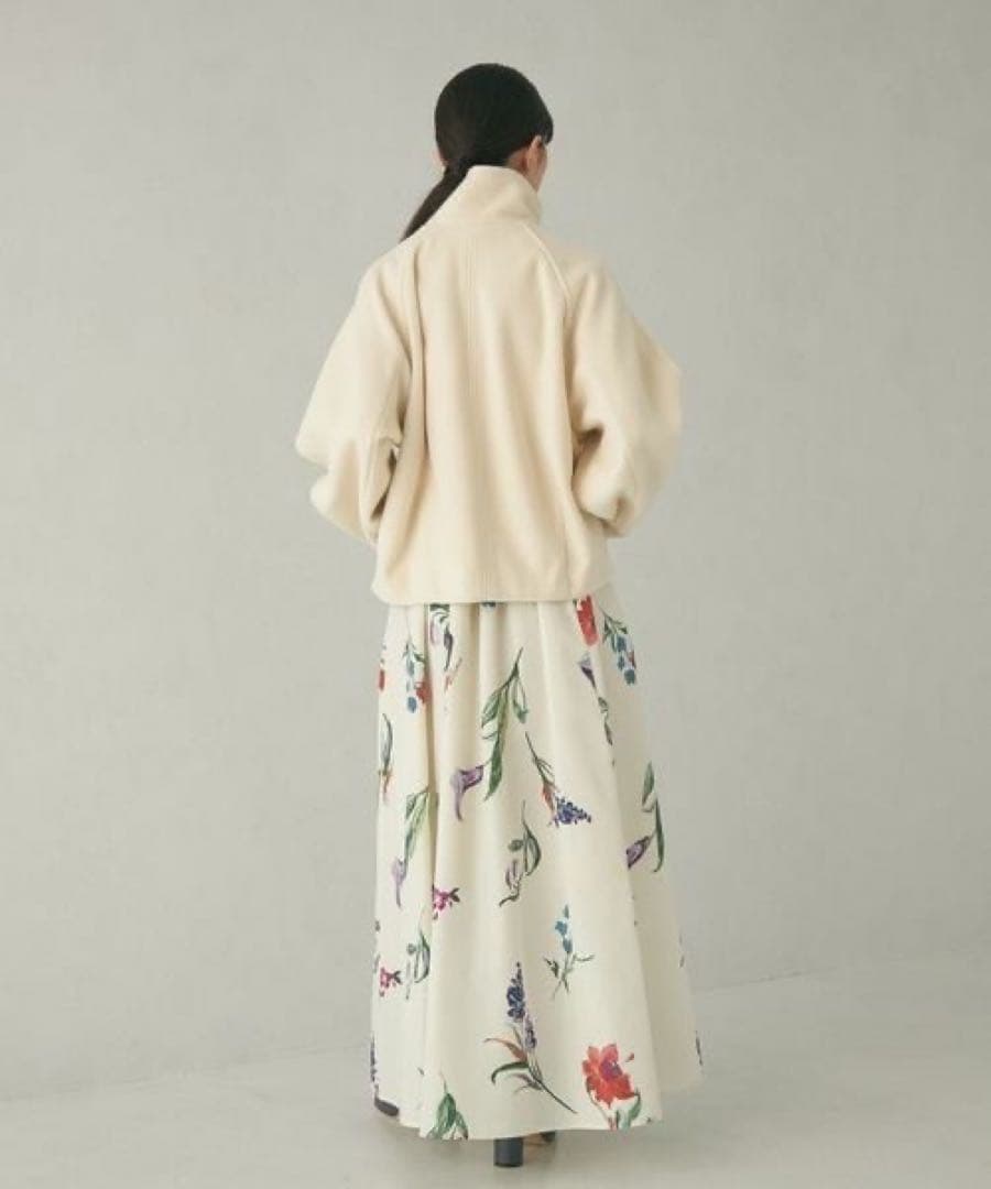 EMMEL REFINES スタンドカラー ショート コート