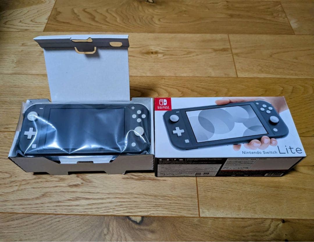 melty　Nintendo Switch Lite グレー 本体 充電器