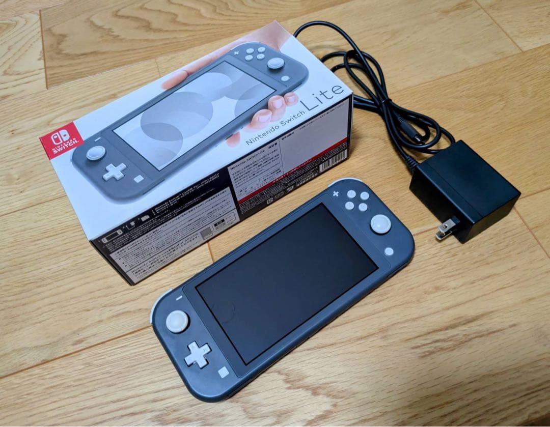 melty　Nintendo Switch Lite グレー 本体 充電器