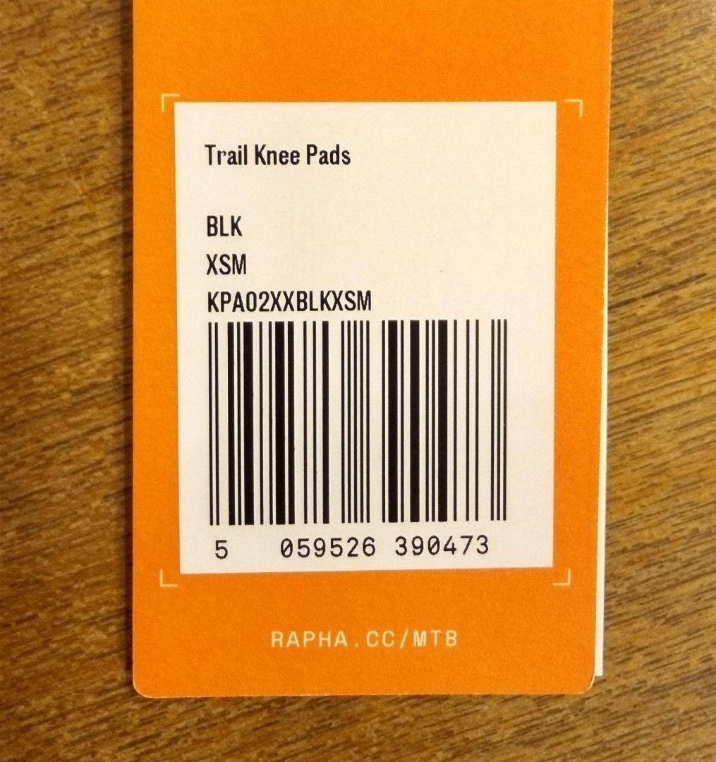 ラファ トレイル ニー パッド rapha XS 新品・未使用