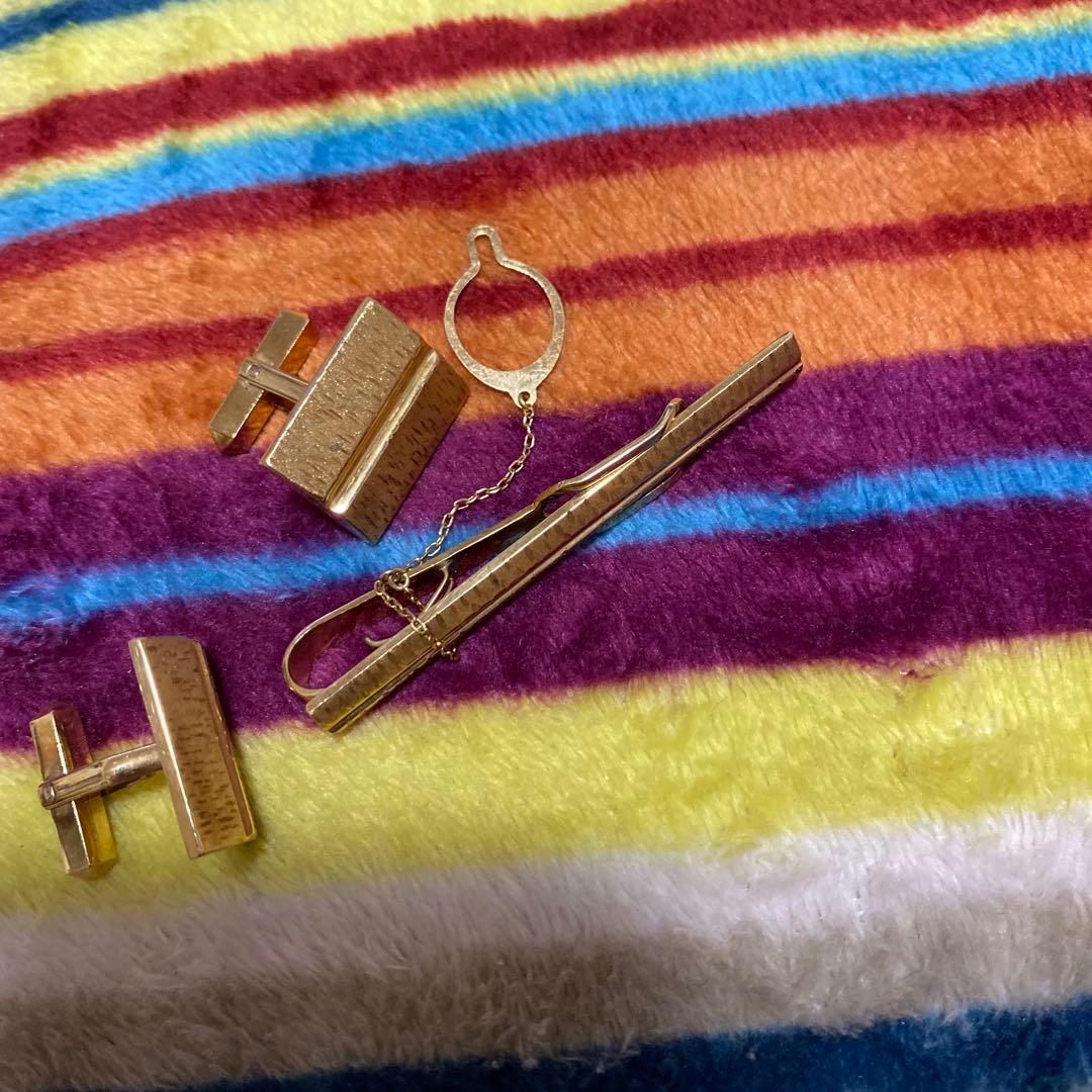 k18 まとめ売り　カフス　ネクタイピン