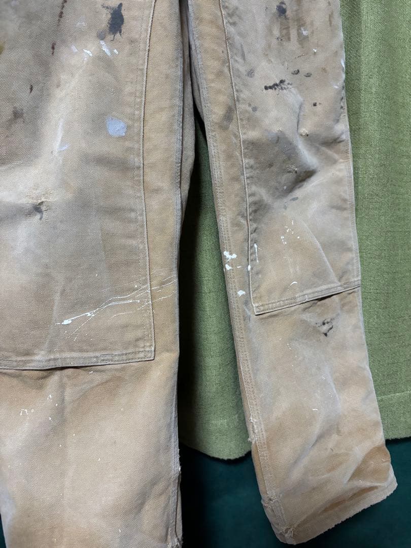 ま*ん様 最終値下げ　USA製　カーハート ダブルニーペインターパンツ 鬼フェー