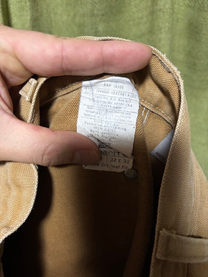 ま*ん様 最終値下げ　USA製　カーハート ダブルニーペインターパンツ 鬼フェー