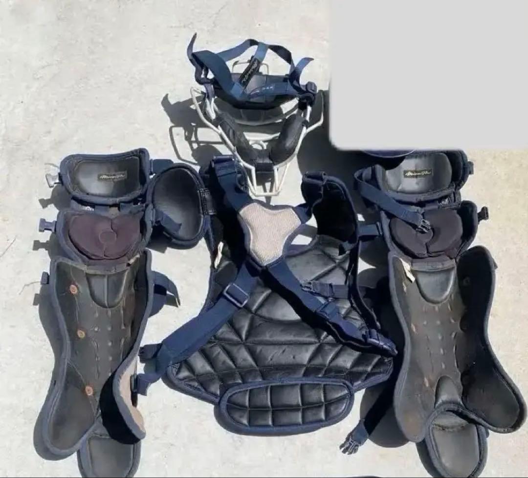 キャッチャー防具　バック付き