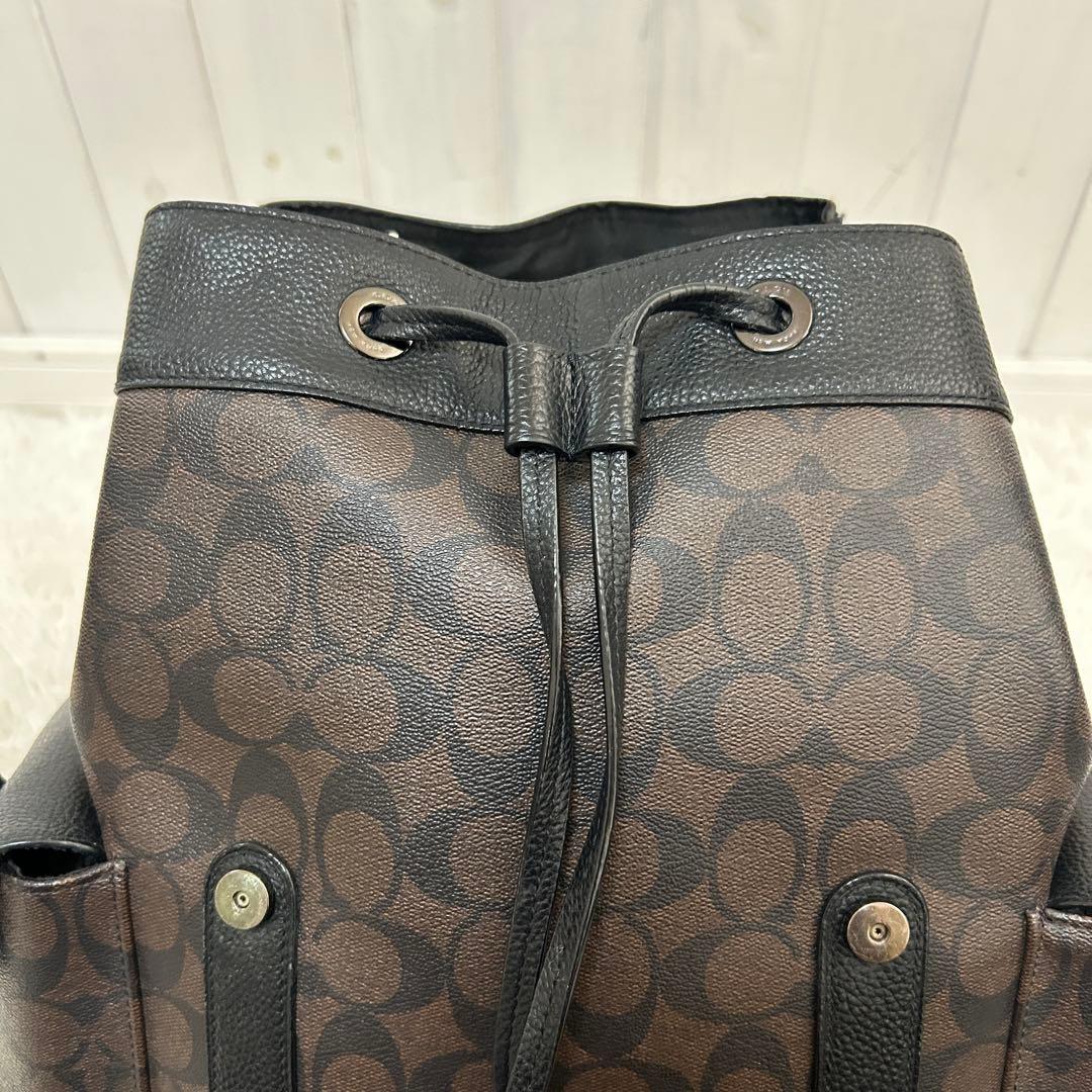 ⭐️美品⭐️コーチ ハドソン レーサーストライプ リュック バックパック メンズ