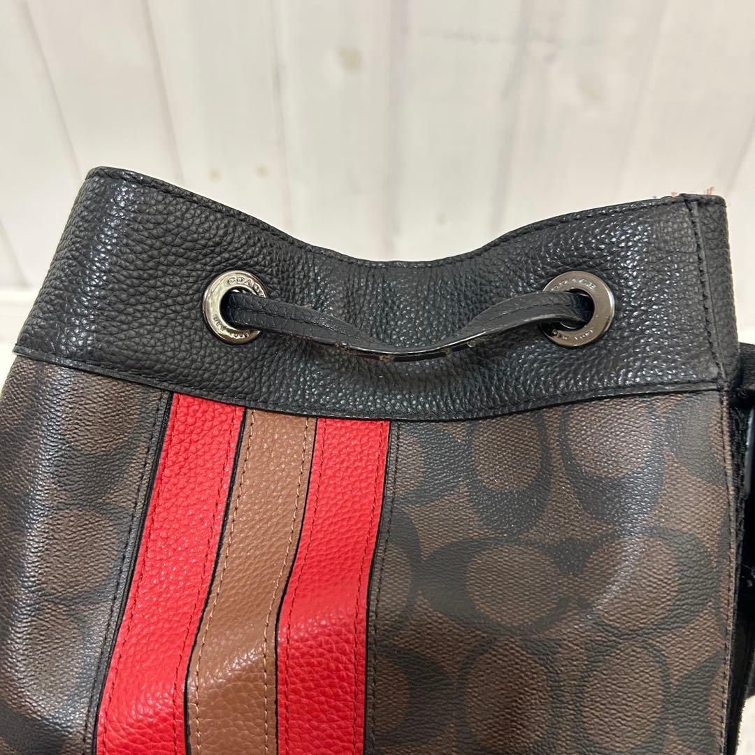 ⭐️美品⭐️コーチ ハドソン レーサーストライプ リュック バックパック メンズ