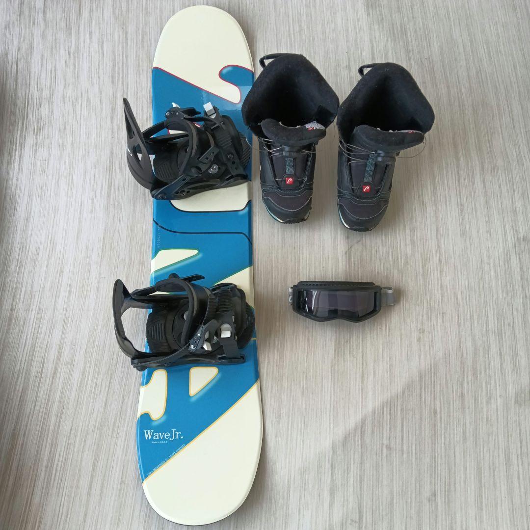 4点セット ZUMA 100cm　スノーボード ビンディング ブーツ ゴーグル