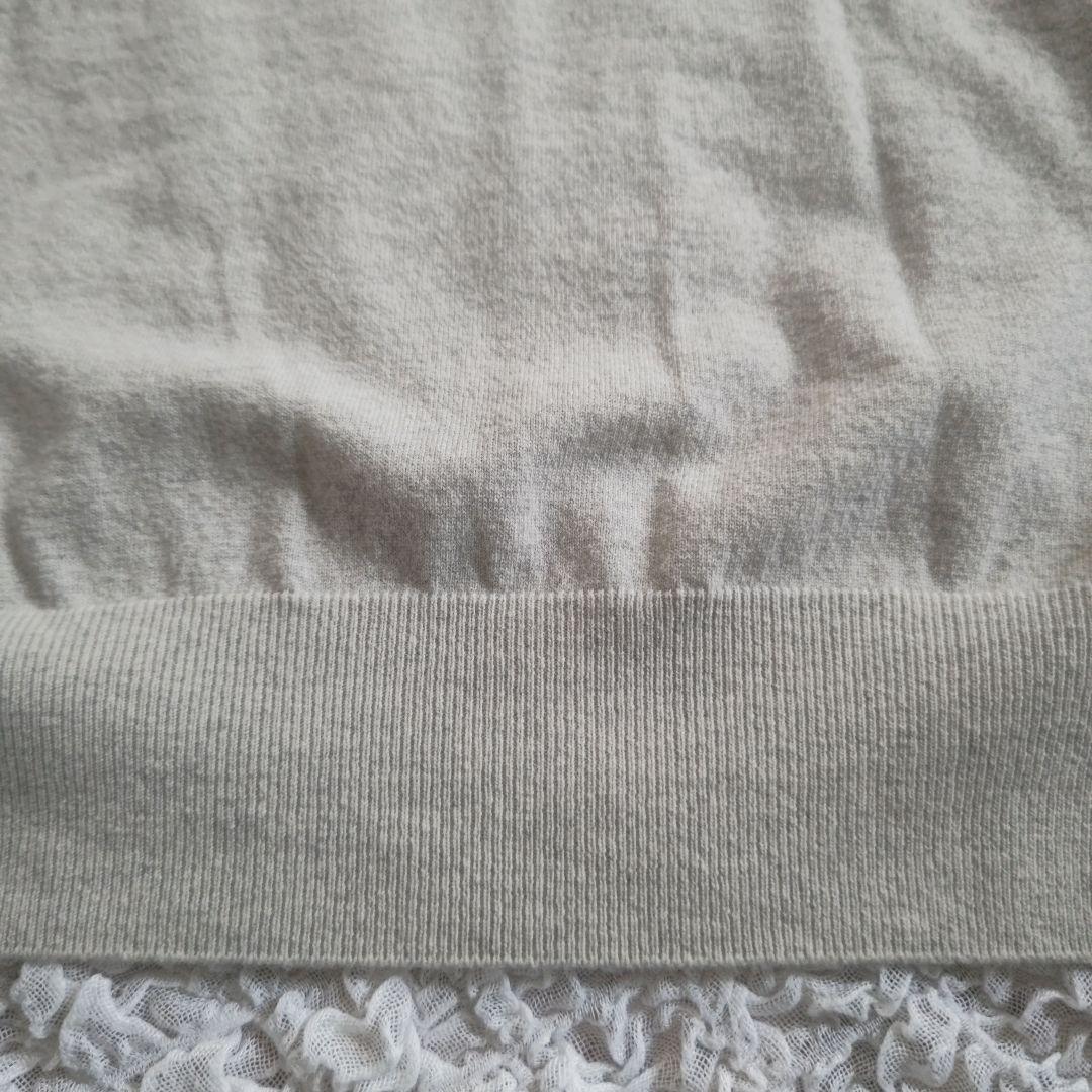 ✨美品✨evam eva　ウール　ニットベスト　ライトグレー　M　日本製