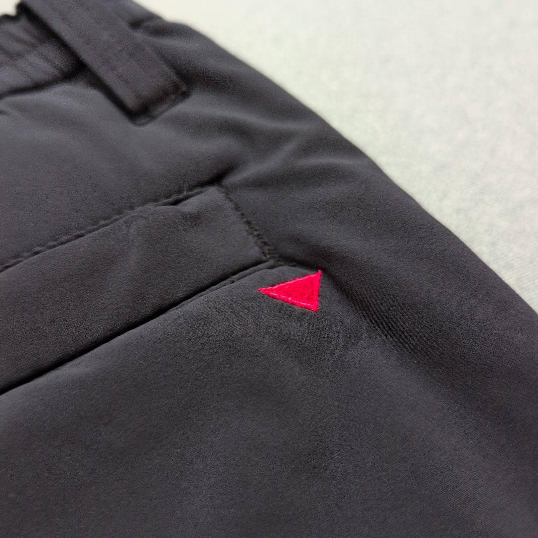 【美品】アンパスィゴルフ　中綿ダウンパンツ　サイドロゴ　ドローコード付き　L