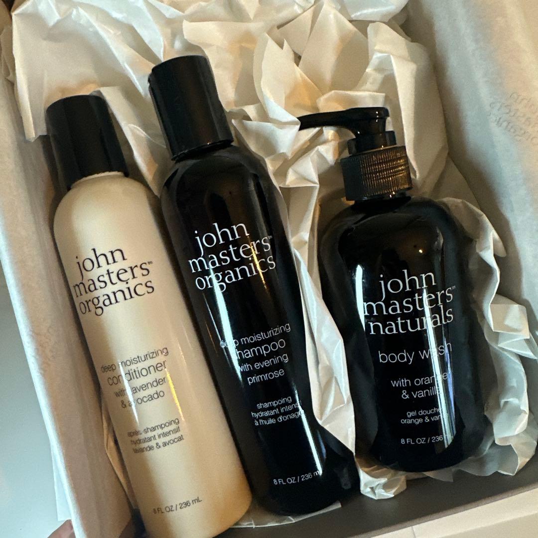 【新品】 ジョンマスターオーガニック シャンプー＆コンディショナーボディソープ