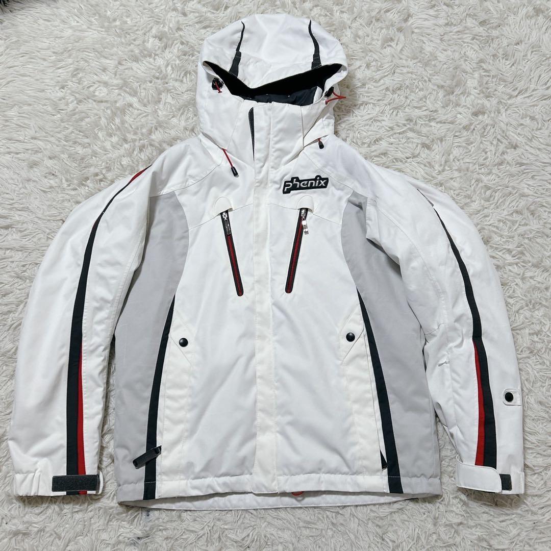 【2377】phenix スキーウェア スノーボードウェア　ジャケット　ホワイト