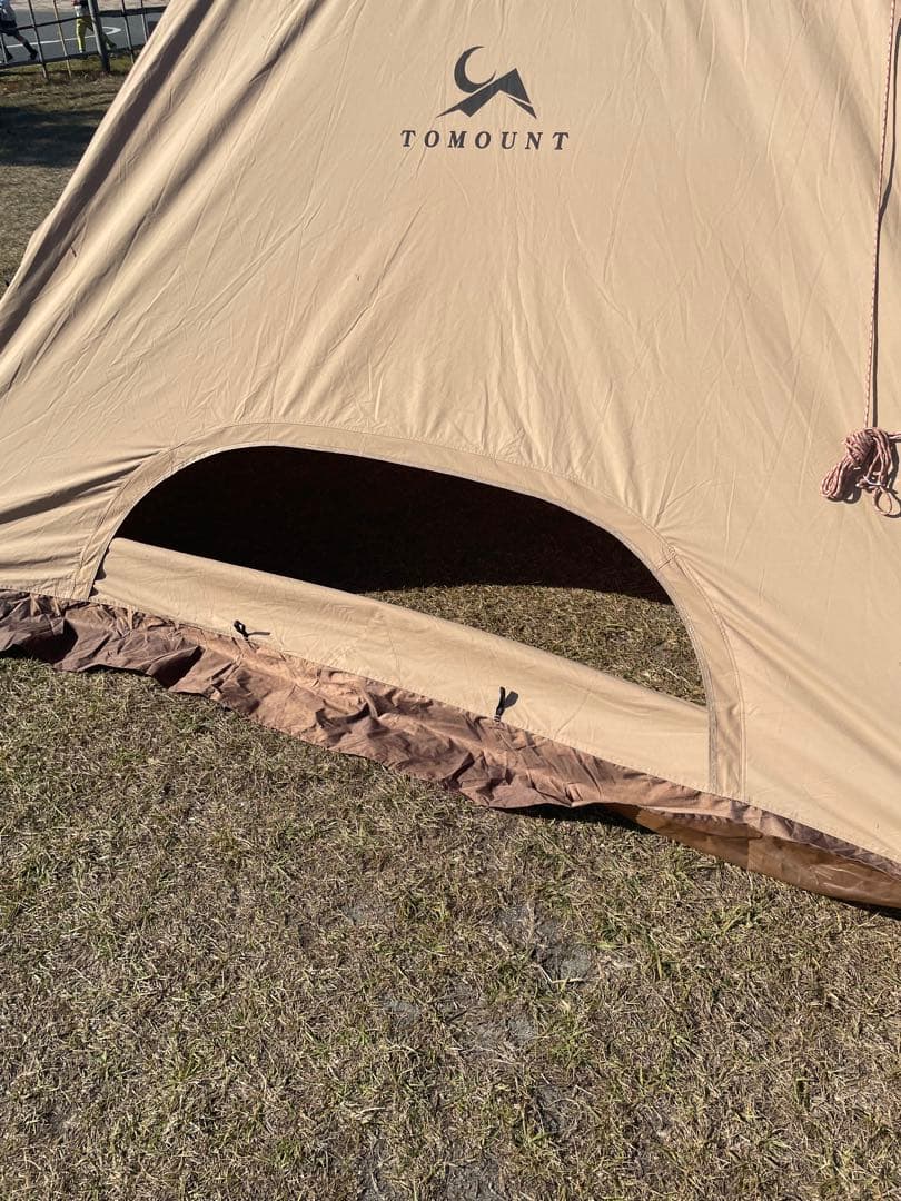TOMOUNT ワンポールテント TC 1回使用のみ 美品 期間限定値下げ中