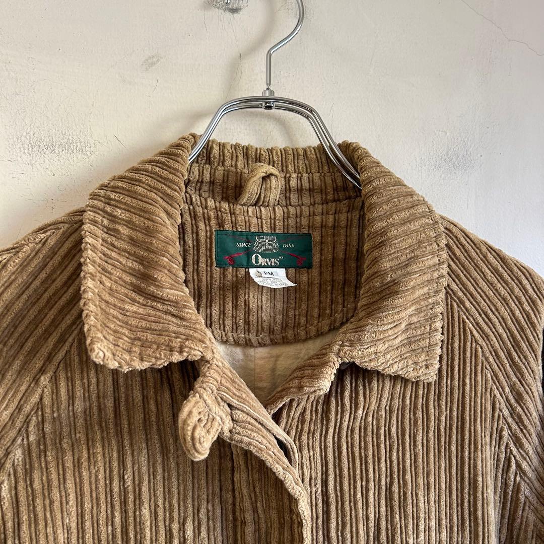 80S USA製 ORVIS コーデュロイ ステンカラーコート オービス