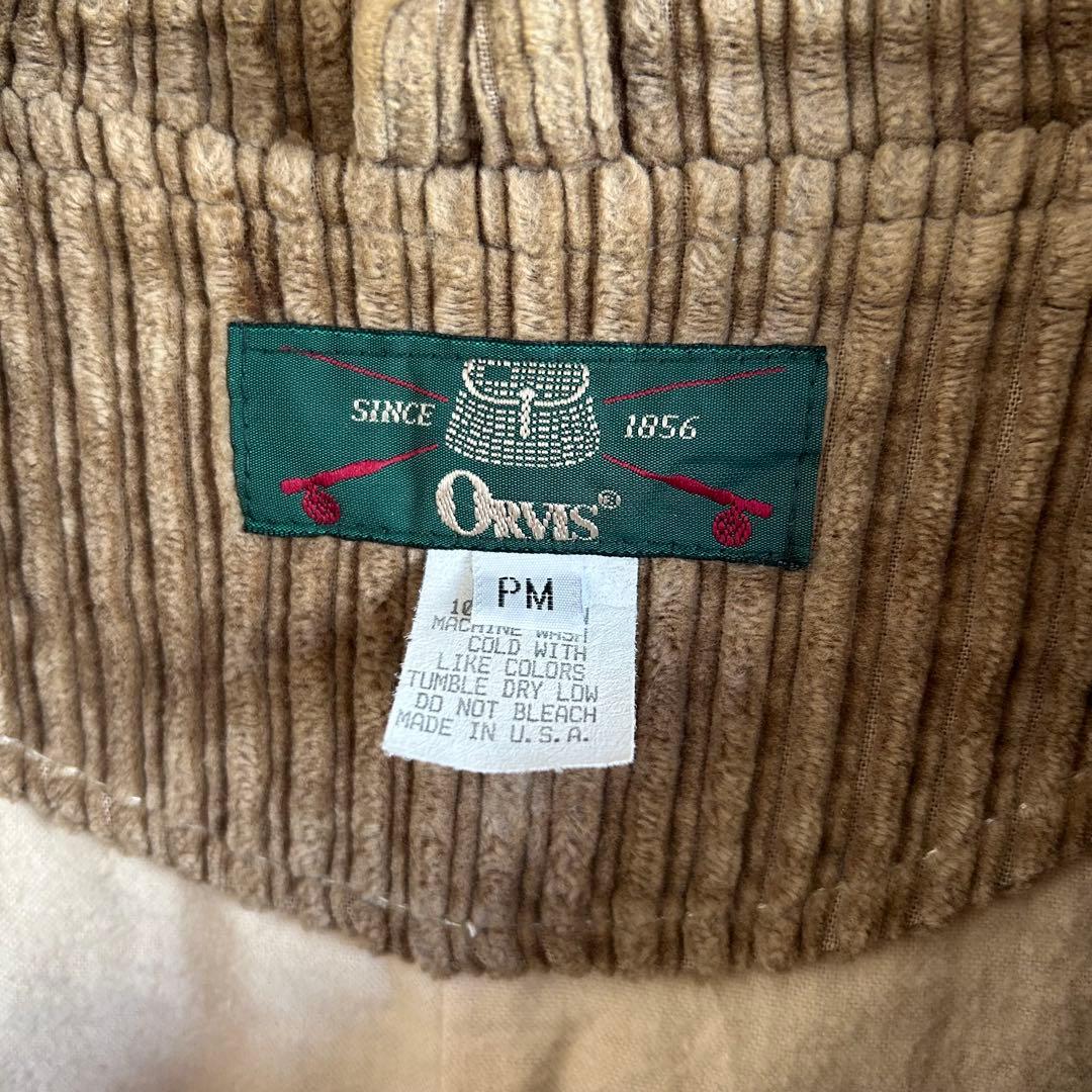 80S USA製 ORVIS コーデュロイ ステンカラーコート オービス