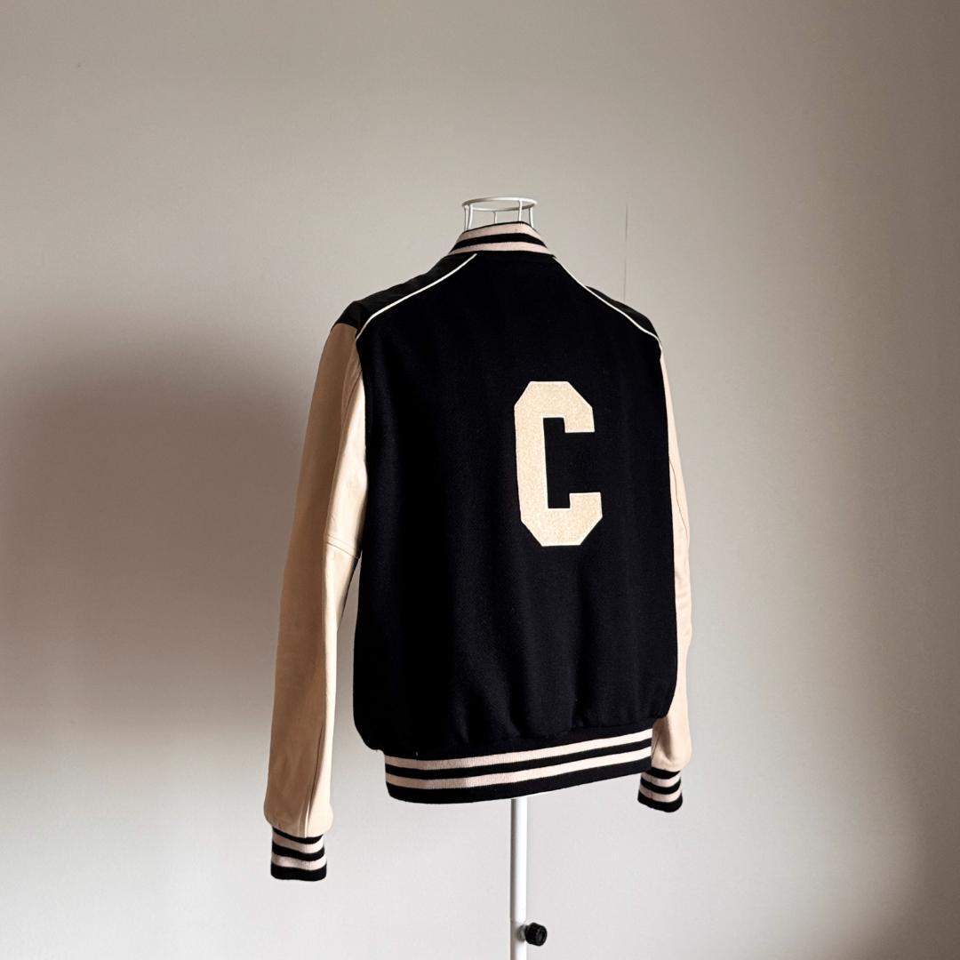 CELINEセリーヌ　クラシック テディジャケット テクスチャード加工ウール46