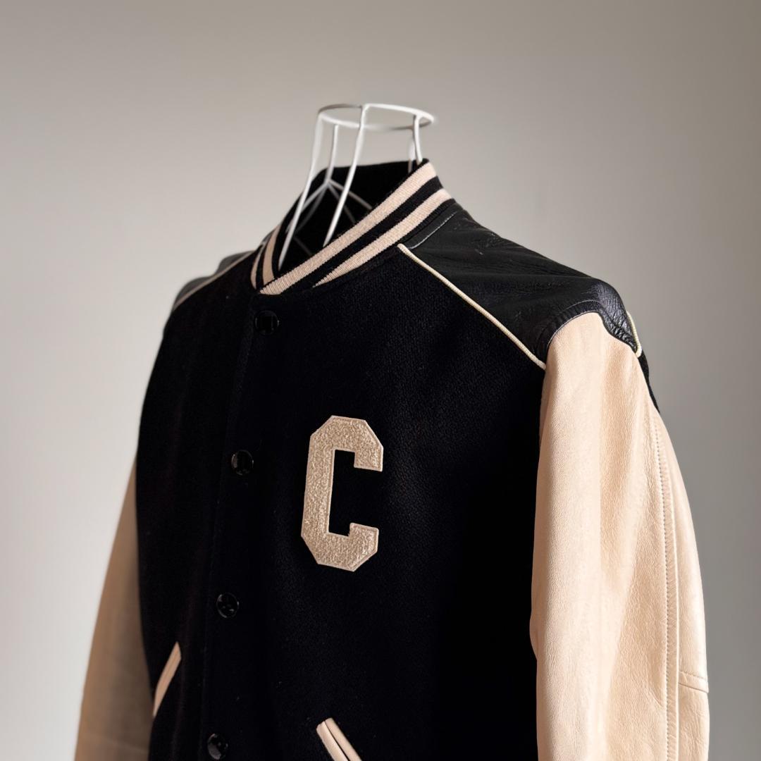 CELINEセリーヌ　クラシック テディジャケット テクスチャード加工ウール46