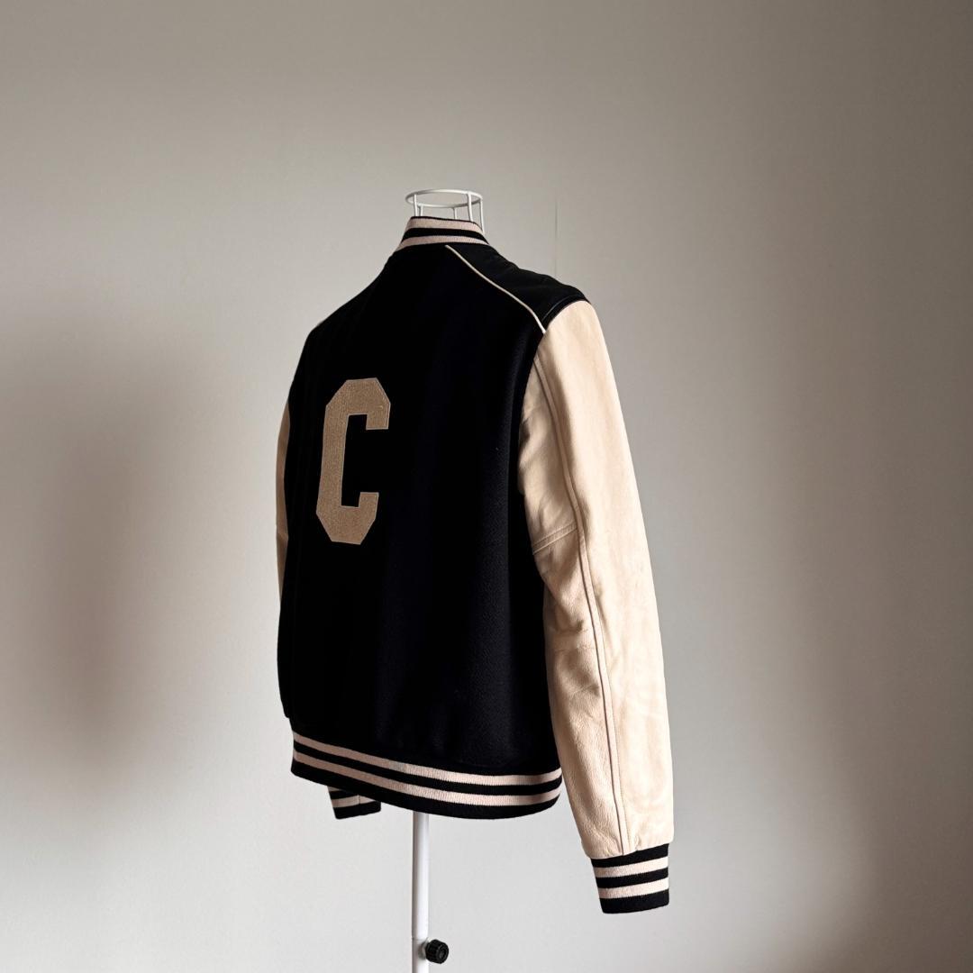 CELINEセリーヌ　クラシック テディジャケット テクスチャード加工ウール46