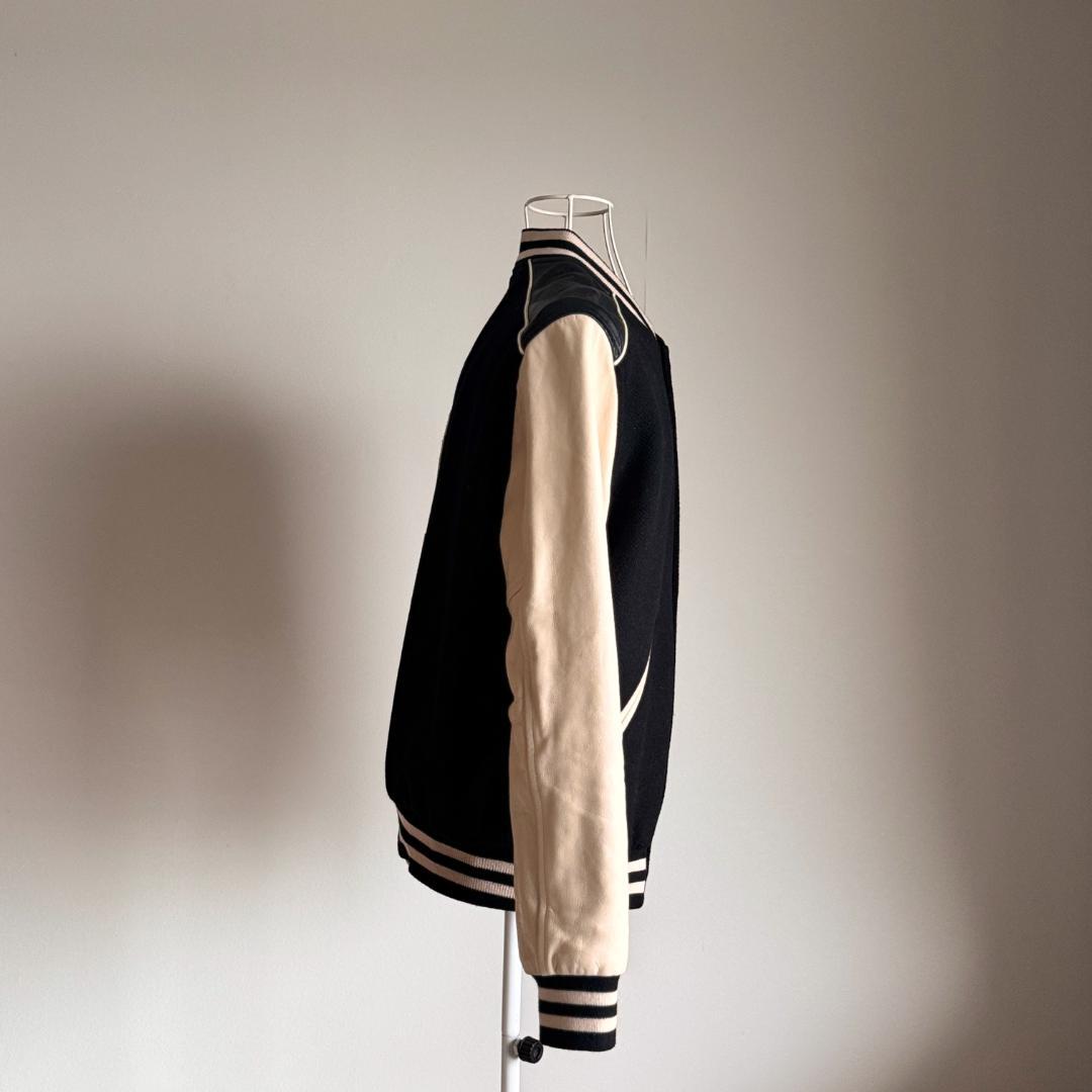 CELINEセリーヌ　クラシック テディジャケット テクスチャード加工ウール46