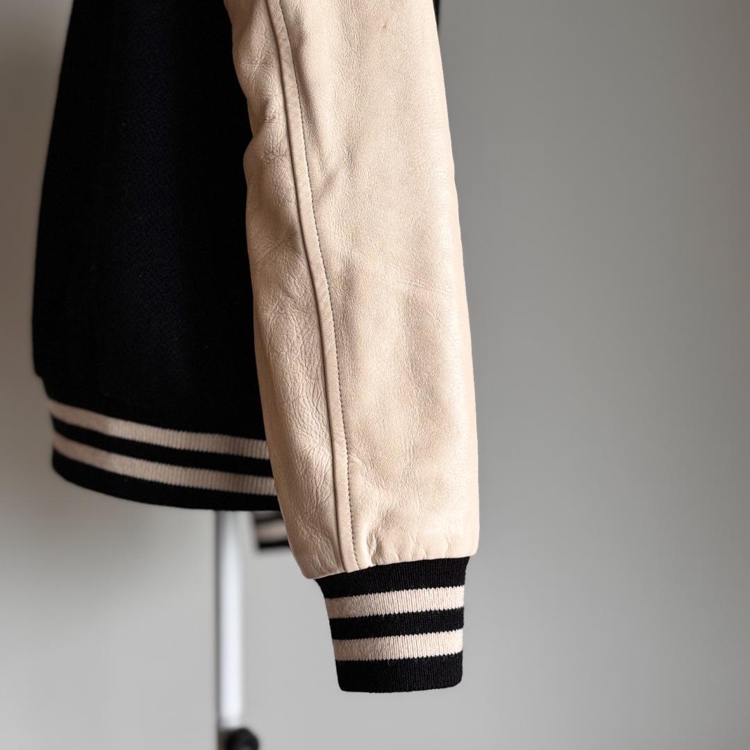 CELINEセリーヌ　クラシック テディジャケット テクスチャード加工ウール46