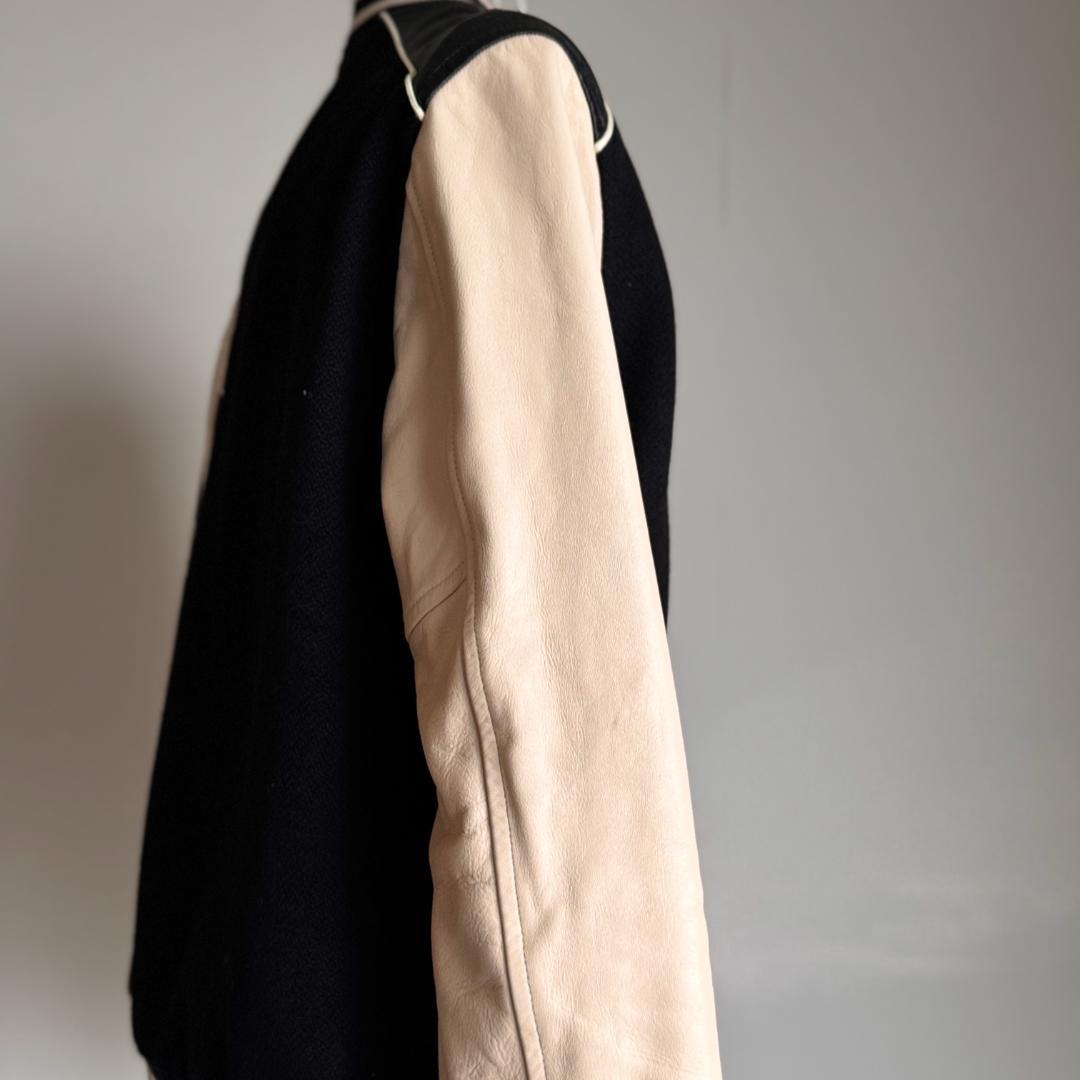 CELINEセリーヌ　クラシック テディジャケット テクスチャード加工ウール46