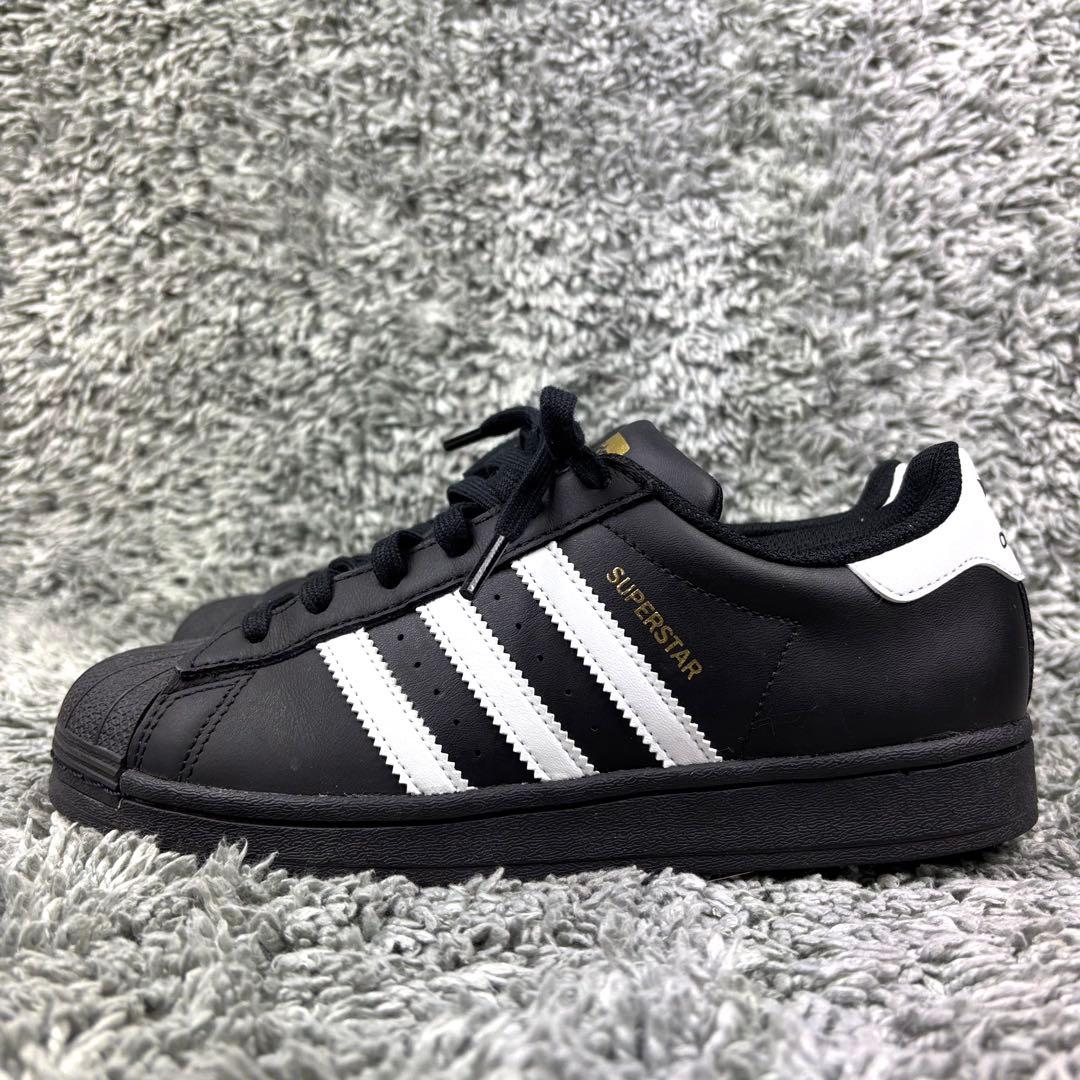 ✨未使用級✨【adidas】スーパースター☆EG4959☆黒×白☆24cm