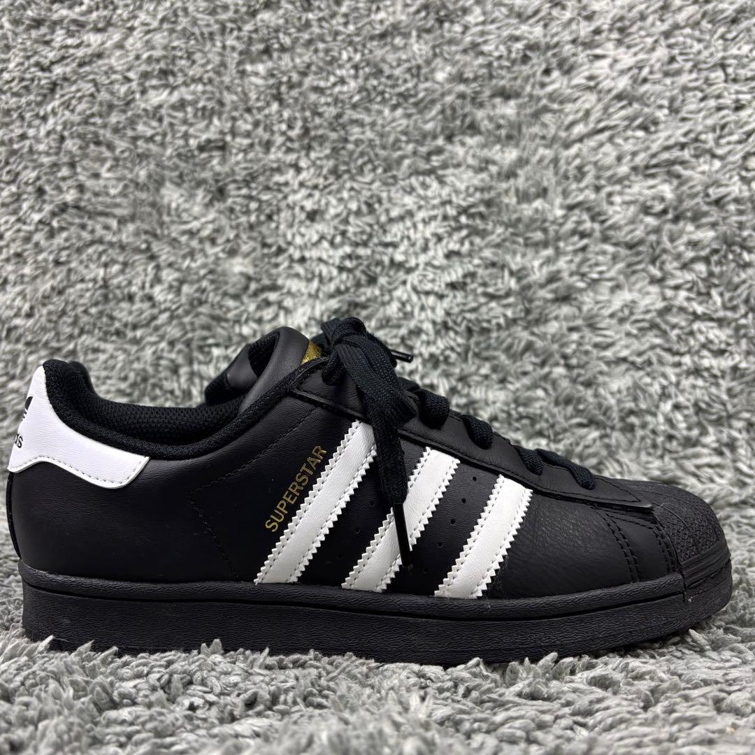 ✨未使用級✨【adidas】スーパースター☆EG4959☆黒×白☆24cm
