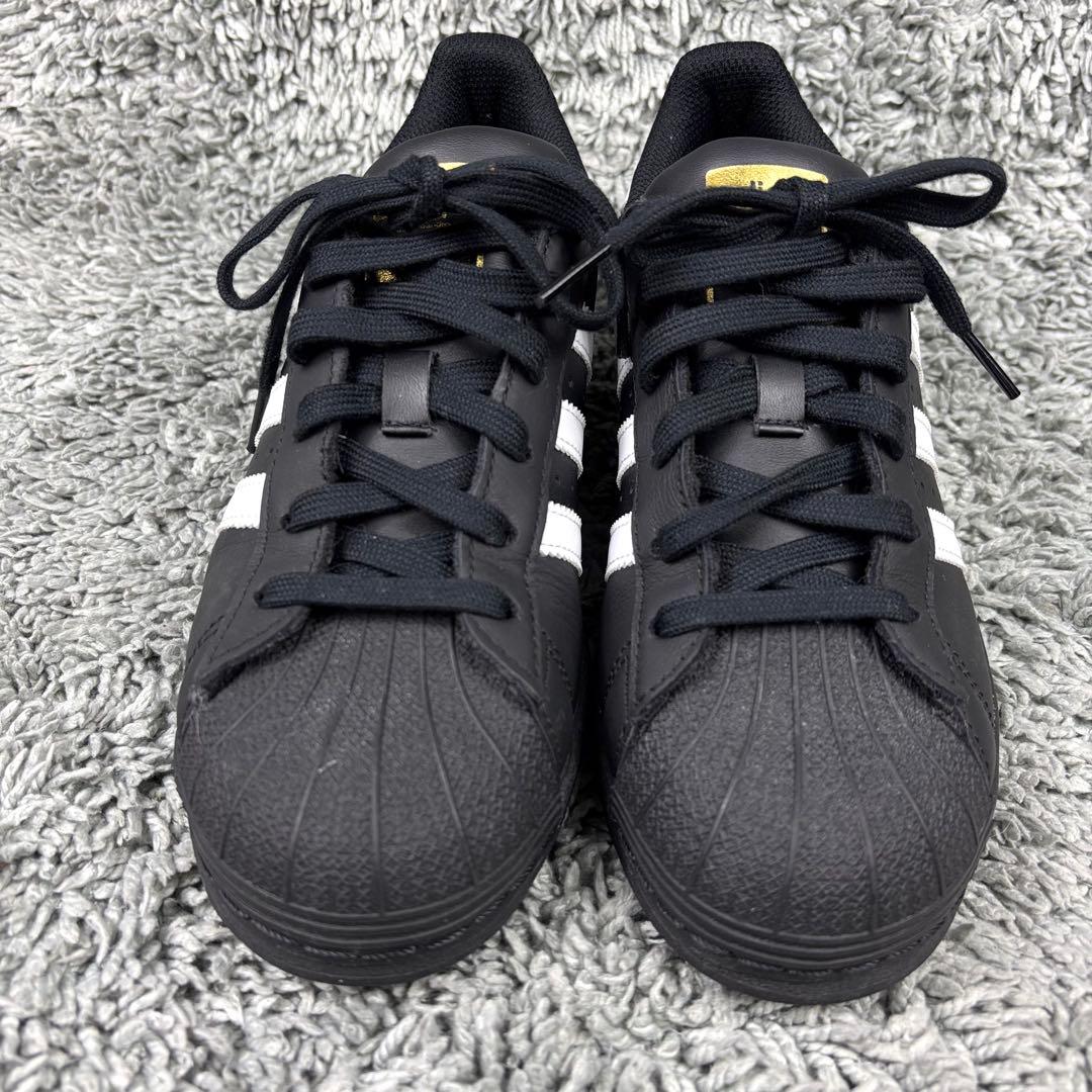 ✨未使用級✨【adidas】スーパースター☆EG4959☆黒×白☆24cm