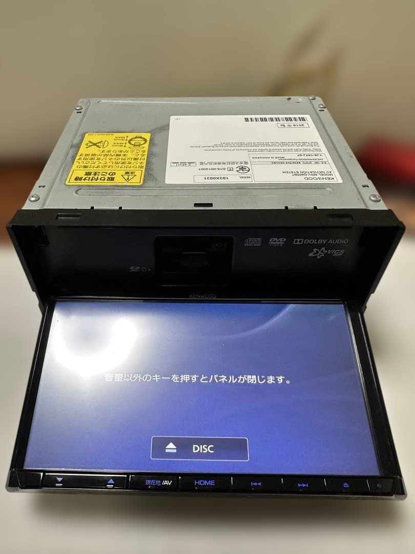 KENWOOD MDV-D405BT モデル 2018 地図データ 2017