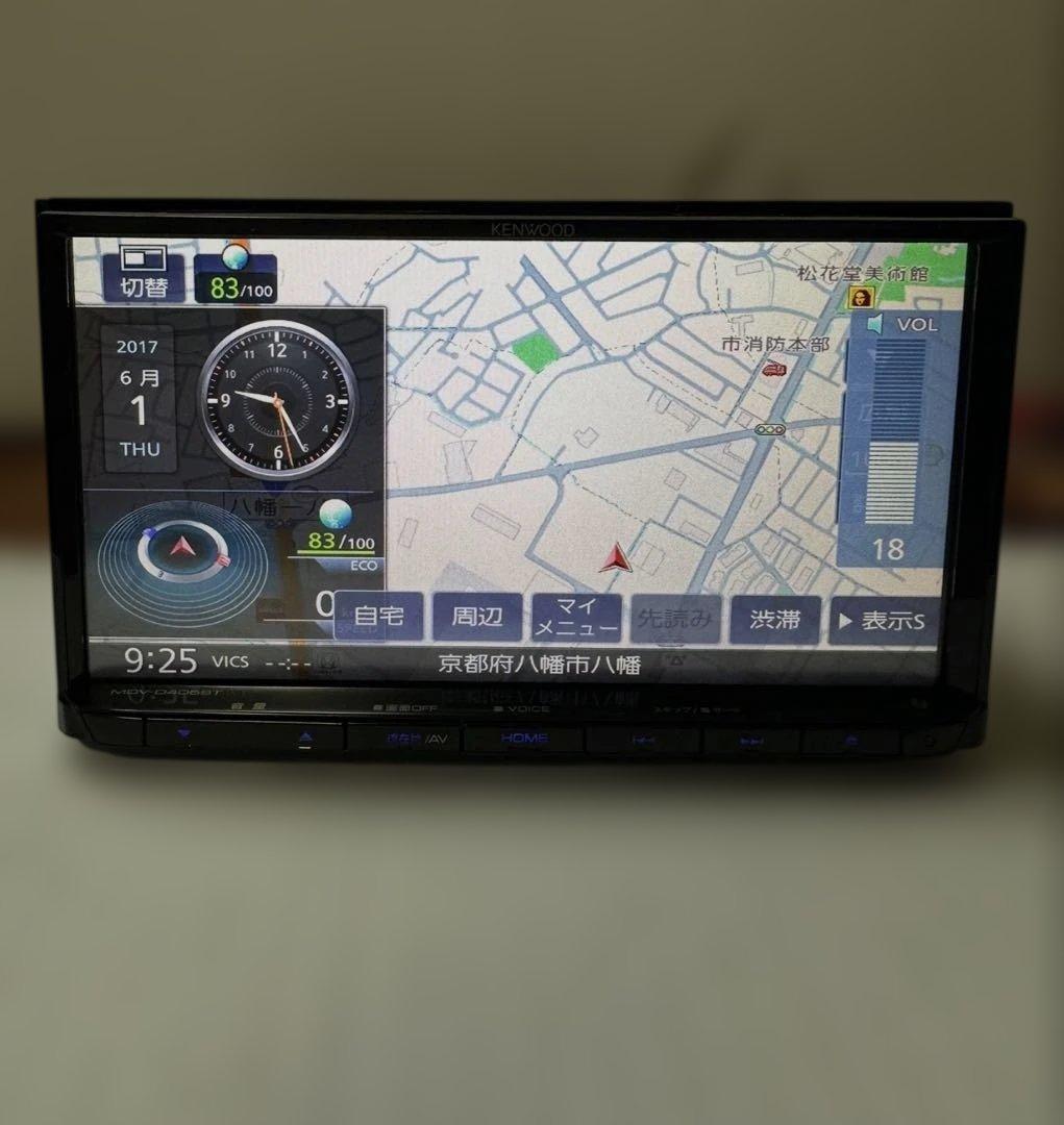 KENWOOD MDV-D405BT モデル 2018 地図データ 2017