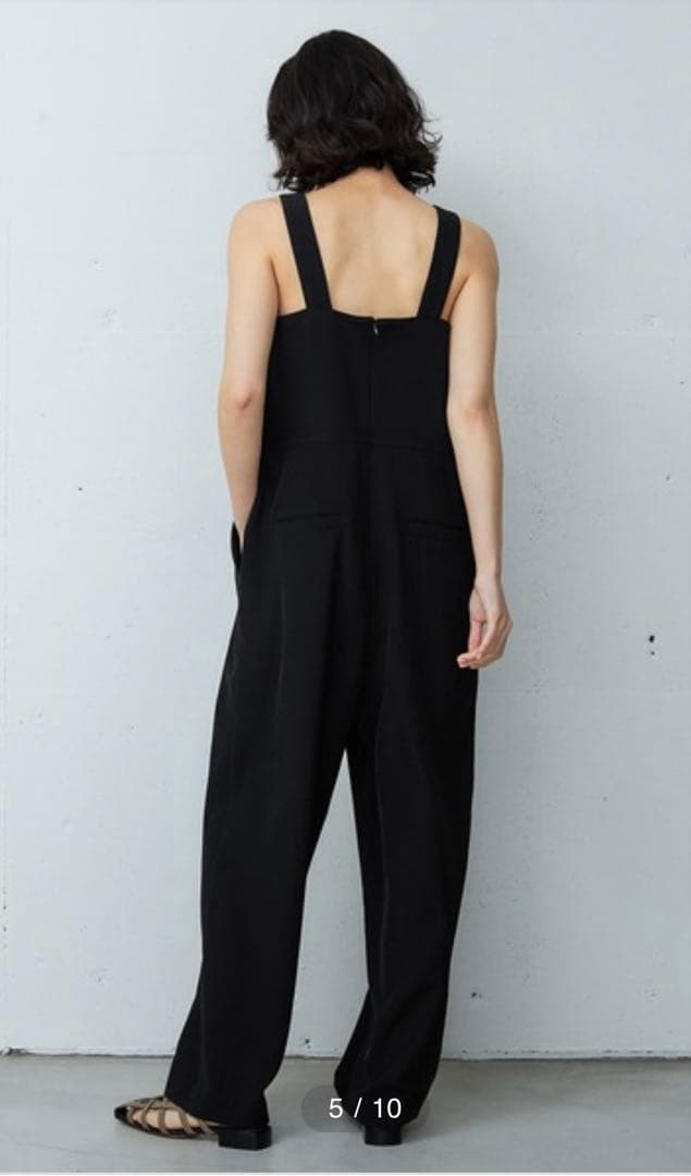 半額以下新品未使用　OUTERSUNSET キャミソールオールインワン ブラック