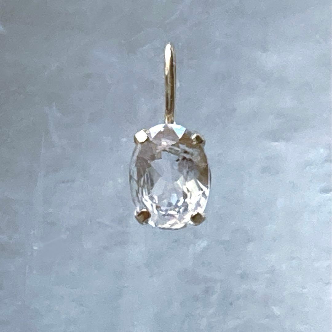 南ア産 フェナカイト 10金 ペンダントトップ（大）