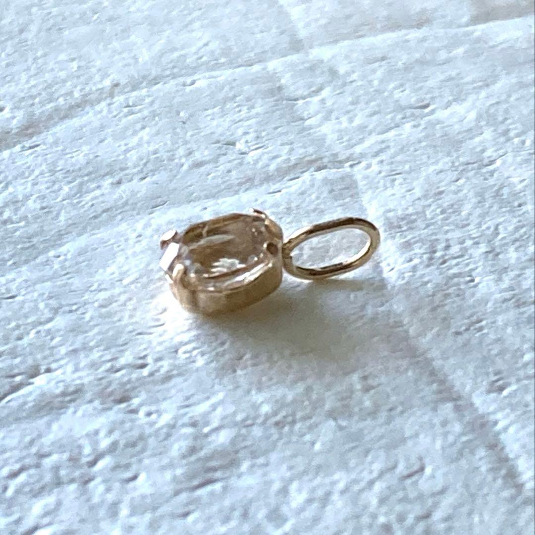 南ア産 フェナカイト 10金 ペンダントトップ（大）