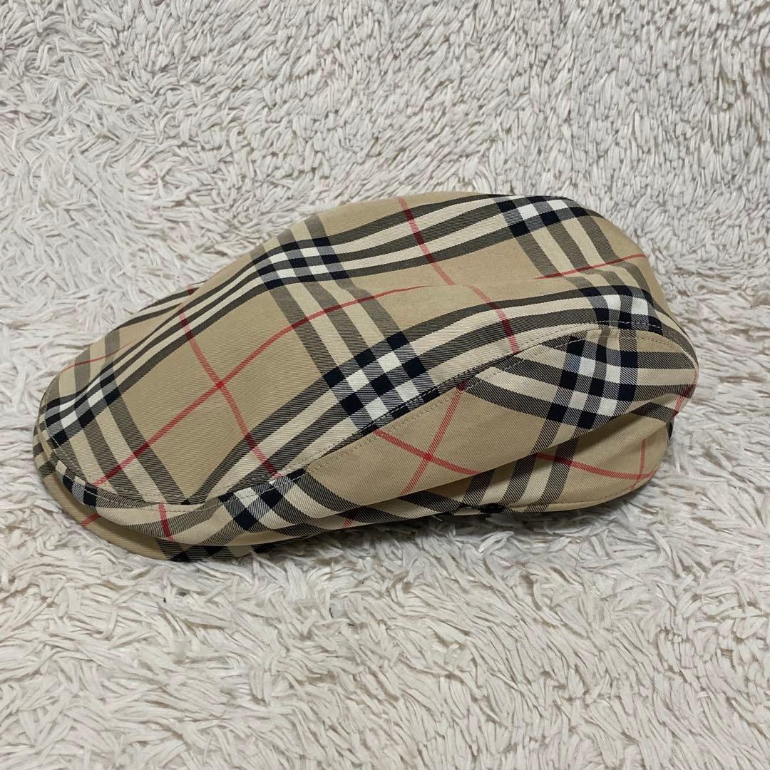 BURBERRY【美品】L ノバチェック 正規品 ハンチング キャスケット 帽子