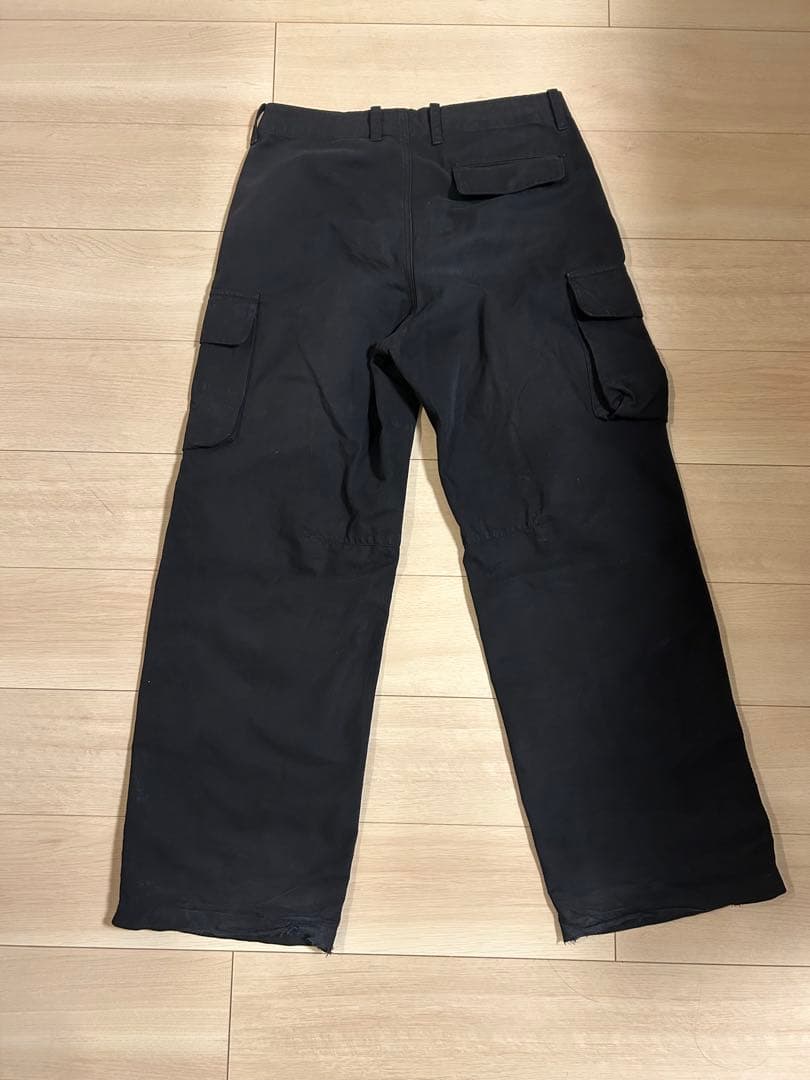 OUR LEGACY ブラックカーゴパンツ 46