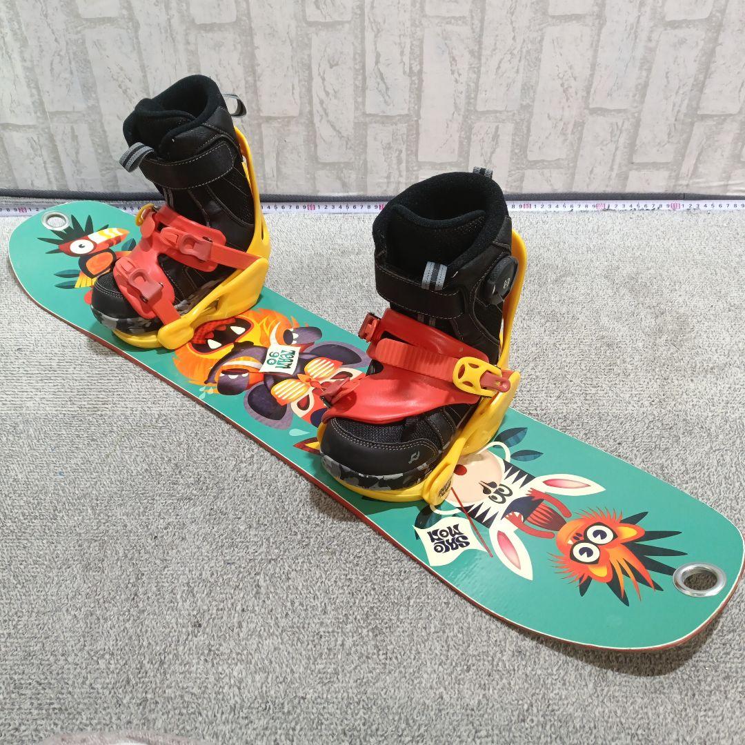 メンテ済■SALOMON-90cm■ブーツ17.5〜19.5cm■ジュニア子供