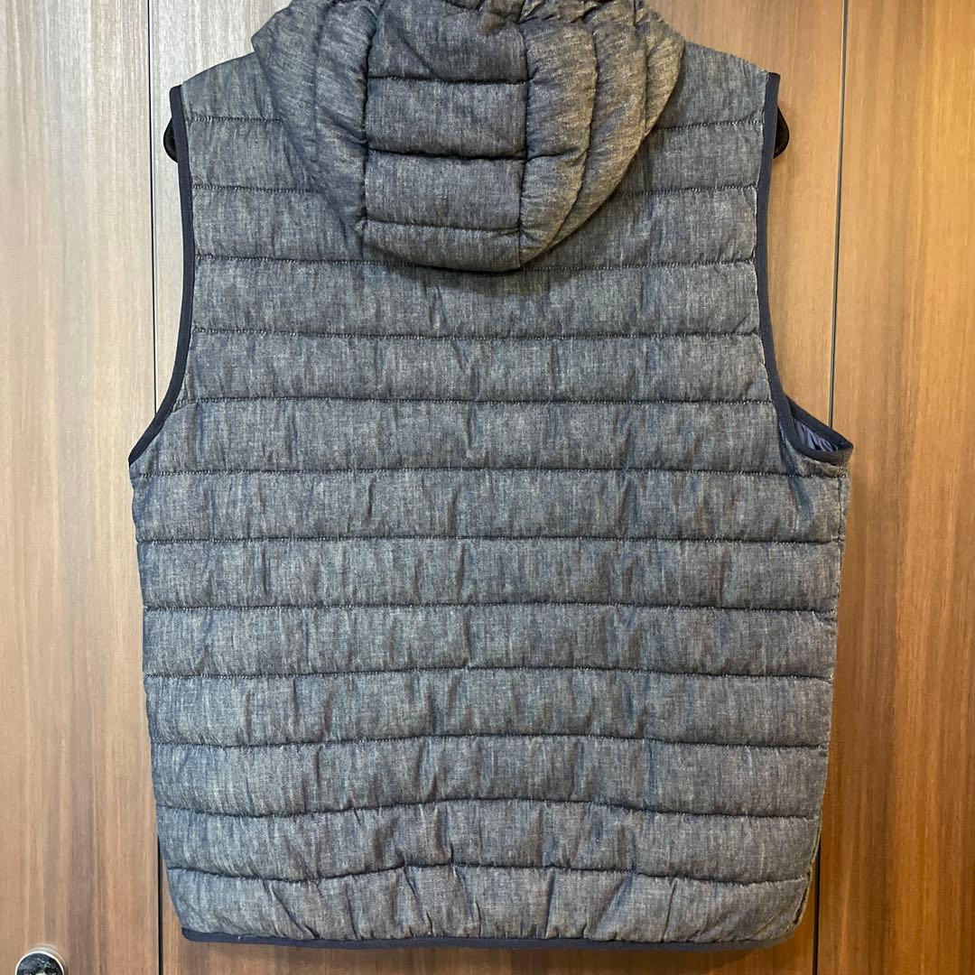 モンクレール　ダウンベスト　ダウン　ベスト　デニム　サイズ3