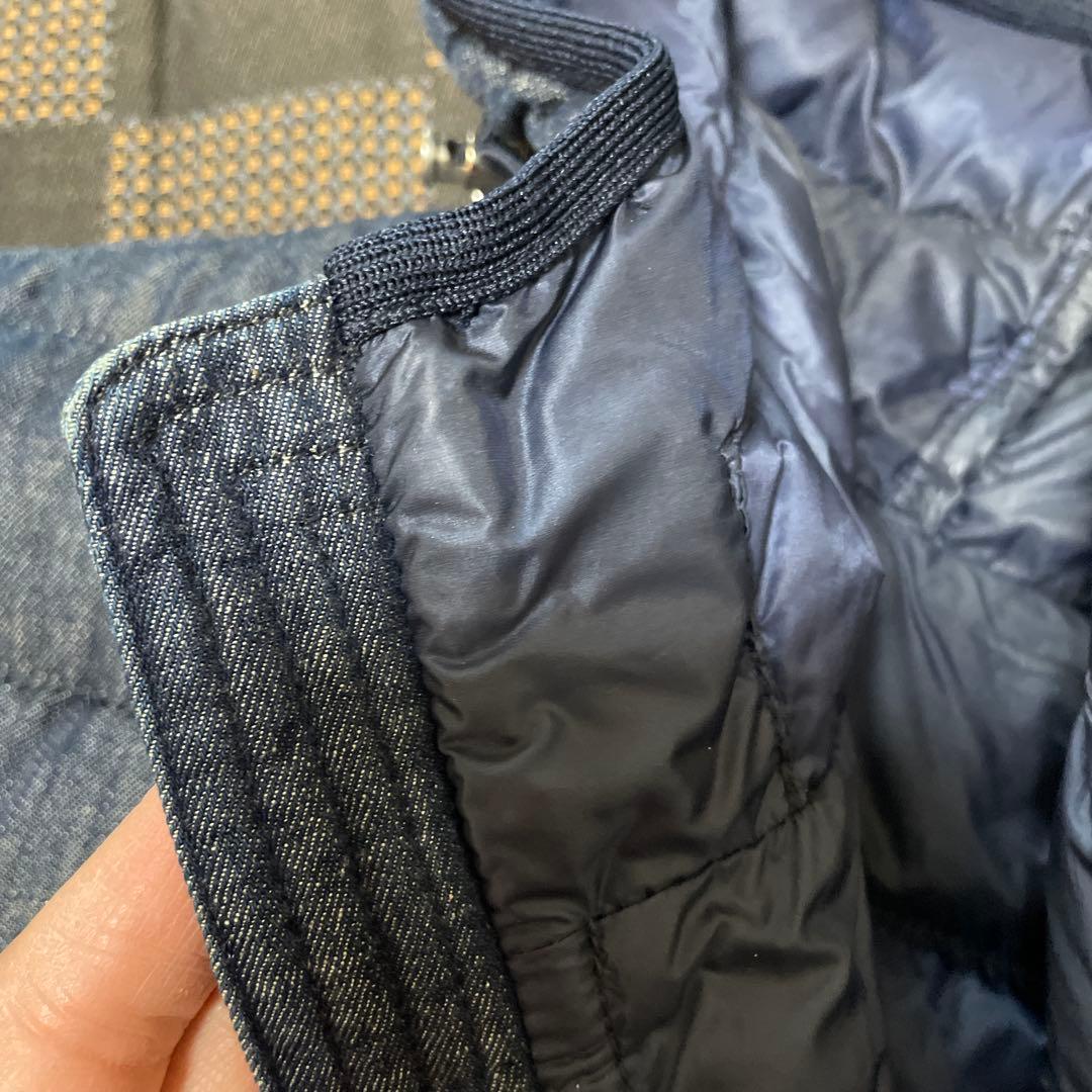 モンクレール　ダウンベスト　ダウン　ベスト　デニム　サイズ3