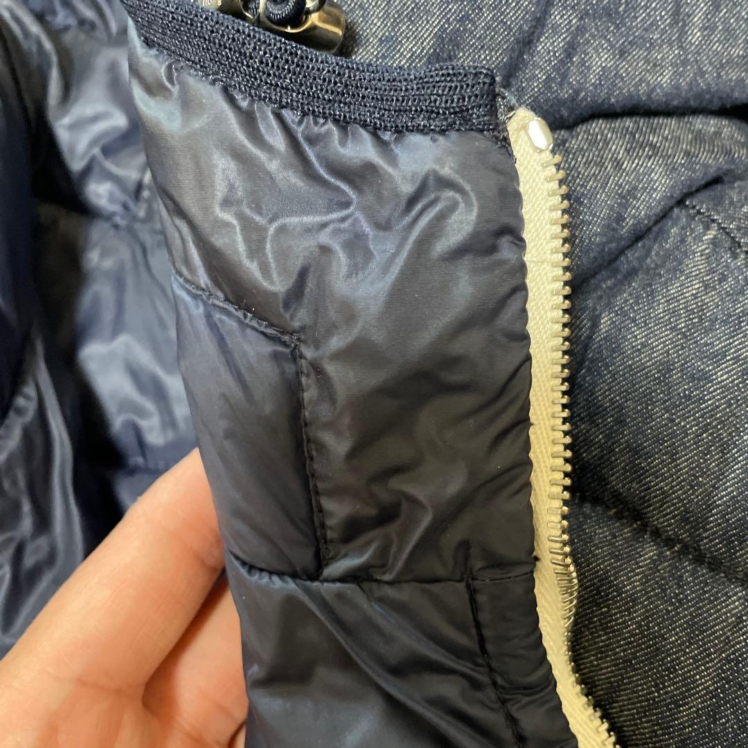 モンクレール　ダウンベスト　ダウン　ベスト　デニム　サイズ3