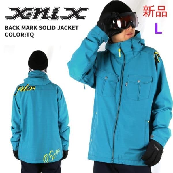 【新品】Xnix フェニックス スノーボードジャケット(M)☆ターコイズ☆