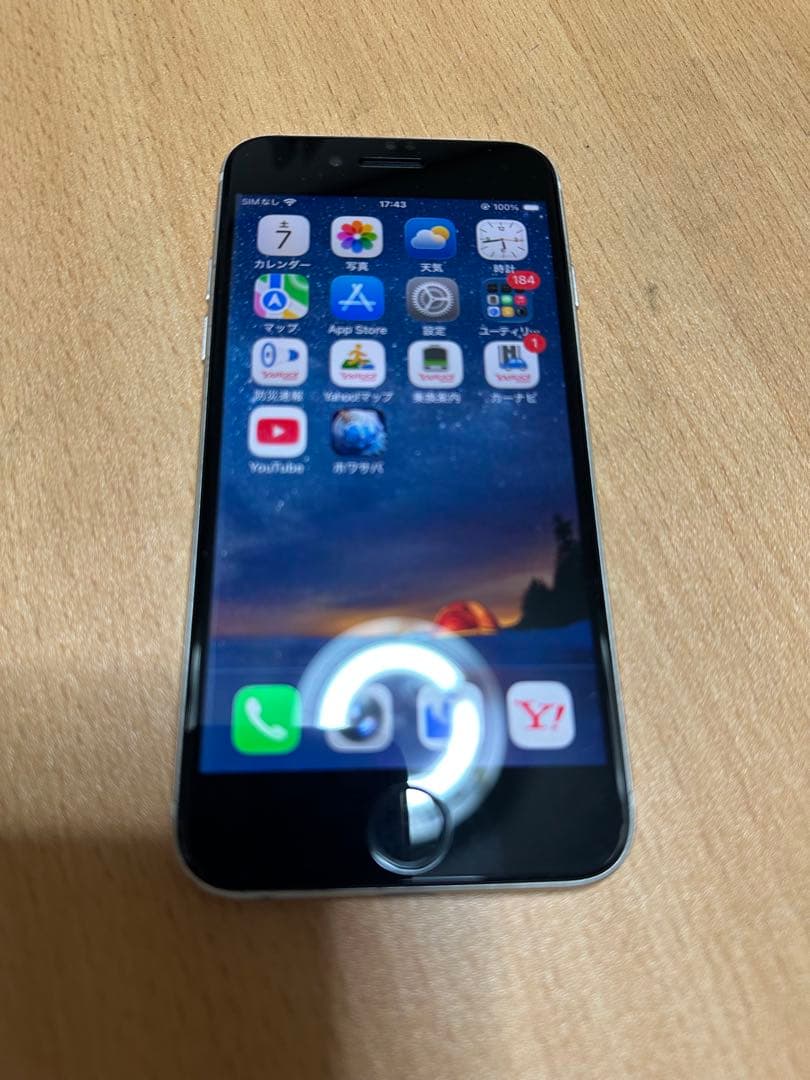 ジャンク Apple iPhone SE3 64GB ホワイト 本体